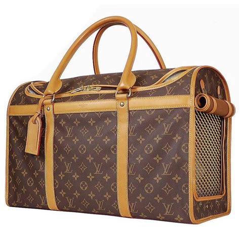 replica louis vuitton dog carrier 50|louis vuitton stuffed dog.